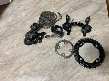 Kit trasmissione shimano XT 2x10
