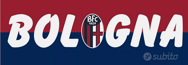 STRISCIONE BOLOGNA IN PVC 200X70 CM CON OCCHIELLI