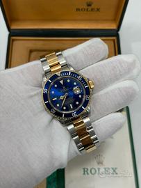 Rolex submariner 16803 full set 1989 purple dial