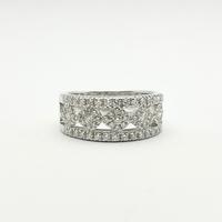 Anello oro18 kt diamanti naturali