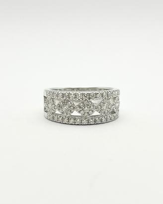 Anello oro18 kt diamanti naturali