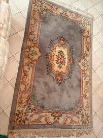 Grande tappeto stile Aubusson floreale 270×151 cm
