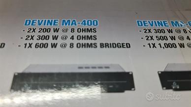 cross over behringer con finale pro Devine