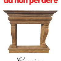 Camino d’epoca in pietra originale –