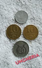 Ungheria Monete Forint dal 1975 al 1988