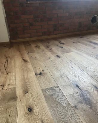 Parquet rovere maxipancia modulare oliato rustico