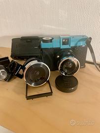Fotocamera Diana F+ con 35mm Back e Fisheye Lens