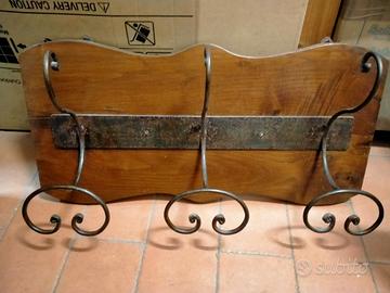 Appendiabiti in legno stile antico come in foto
