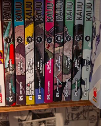 Kaiju No. 8 Manga lotto 1-9 con 3 variant rare