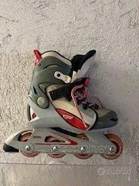 roller pattini a rotelle in linea usati poco