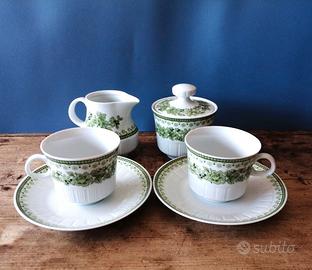 Servizio da tè x 2 Germania Est DDR porcellana