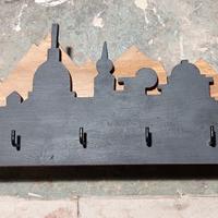 PORTA CHIAVI DA PARETE fatto a mano