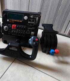 Set Simulatore di volo Logitech Saitek