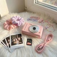 KIT Y2K Fotocamera Digitale Vintage Rosa + SD 64gb