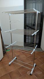 Stendibiancheria verticale a torre con ruote - Ott