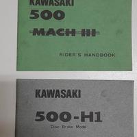 libretto uso e manutenzione Kawasaki mach 3