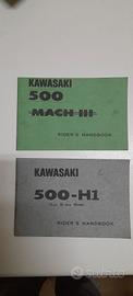 libretto uso e manutenzione Kawasaki mach 3