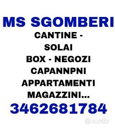 Sgomberi/svuota tutto/traslochi como e provincia