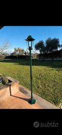 Lampione da esterno da terra in alluminio 1,70 cm