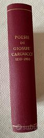 Volume poesie di Giosuè Carducci - ed. 1943