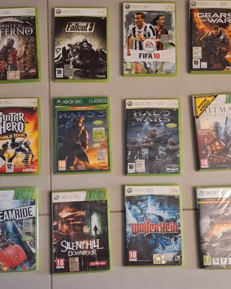 collezione giochi videogame Microsoft X-box 360