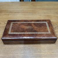 Scatola da gioco in vera pelle anni 70