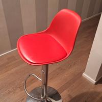 4 sgabelli cucina / bar rossi