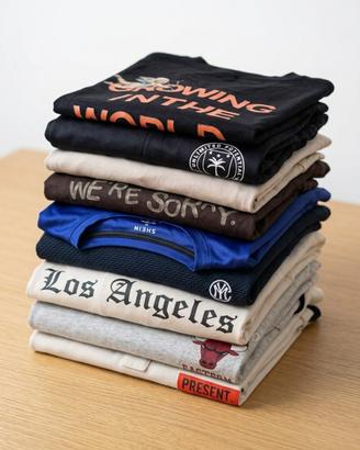 Lotto 10 T-shirt streetwear miste