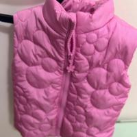 Gilet rosa piumino
