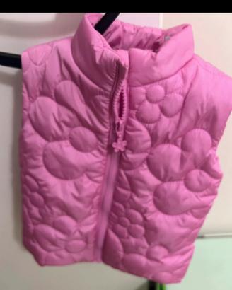 Gilet rosa piumino