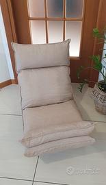 Sedia poltrona relax da terra pavimento