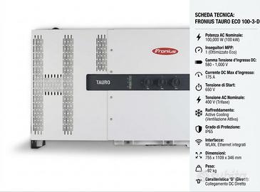 Fronius Tauro Eco 100-3-D  inverter trifase 100kw
