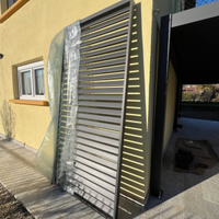 3 pareti laterali ombreggianti per pergola