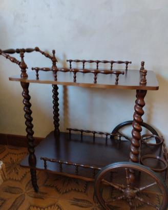 carrello portavivande vintage