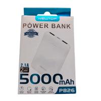 Newtop PB26 Power Bank 5000 Mah Bianca