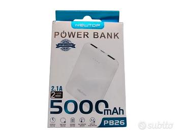 Newtop PB26 Power Bank 5000 Mah Bianca
