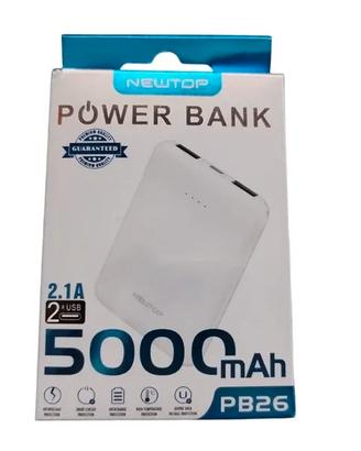 Newtop PB26 Power Bank 5000 Mah Bianca