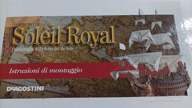 modello nave in legno Soleil Royal