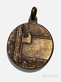 Medaglia Fascista Bronzo Italia Fascio Littorio
