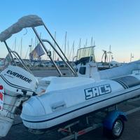 Gommone SACS 6mt con Evinrude G1