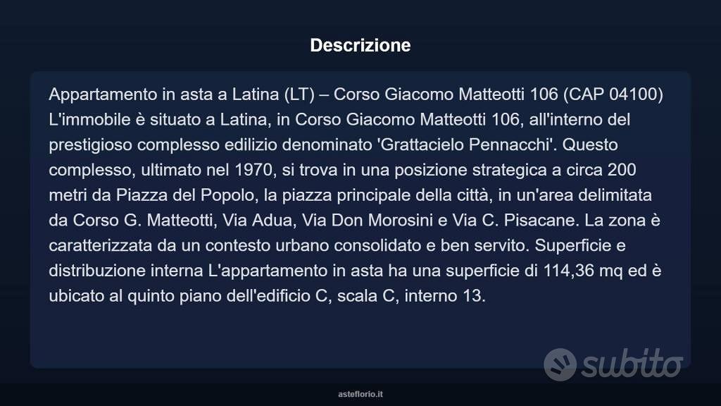 Appartamento – Latina, Villaggio Trieste - Vista 4