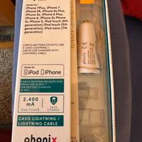 PHONIX  Caricatore  auto per Iphone/ipod