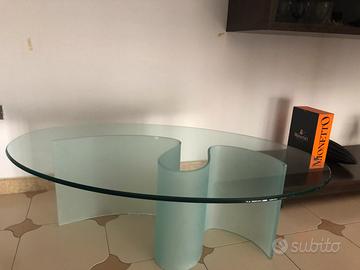 Tavolo da caffè in vetro