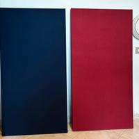 Pannelli fonoassorbenti 120x60 Rosso e Blu