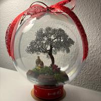 Bonsai in filo di alluminio