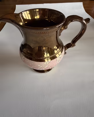 Antica Brocca in Ceramica "Faïence de Jersey" 