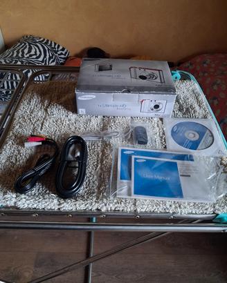 scatola fotocamera Samsung e accessori