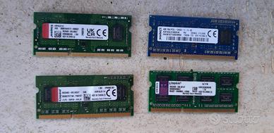 Stock Ram KingSton 16GB SODIMM 1600MHz PC3L 204PIN