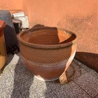 Vaso antici azteco crepato terracotta