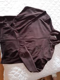 felpa marrone velluto XXL
